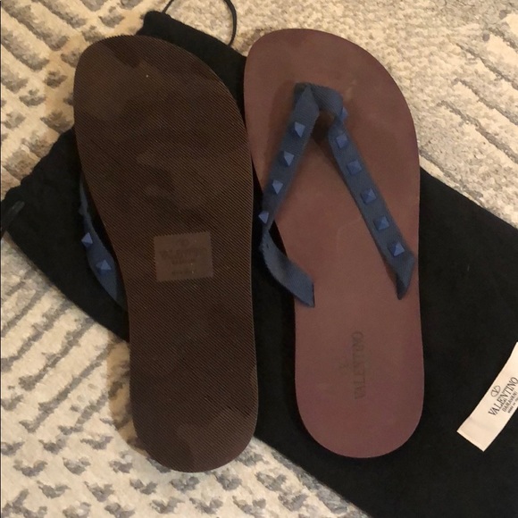Valentino Garavani Rockstud thong flip flop MEN